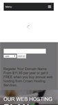 Mobile Screenshot of crownhosting.net